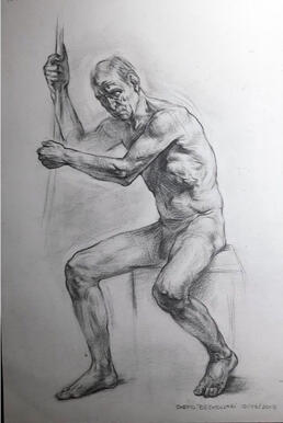 ANATOMY DRAWING OF MAN #2