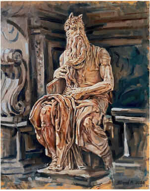 MOSES BY MICHELANGELO