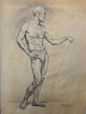 ANATOMY DRAWING OF MAN #1